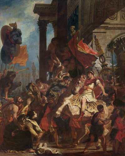 La giustizia di Traiano, 1840 da Ferdinand Victor Eugene Delacroix